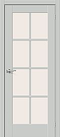 Дверь межкомнатная "Прима-11.1" Grey Silk остекление Magic Fog