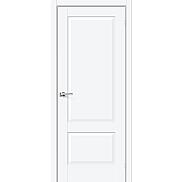 Дверь межкомнатная "Прима-12" White Silk глухая