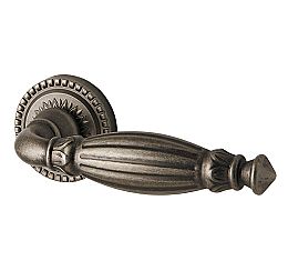 Ручка раздельная для межкомнатной двери «Bella CL2-AS-9» Античное серебро