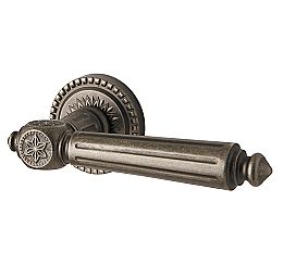 Ручка раздельная для межкомнатной двери «Matador CL4-AS-9» Античное серебро