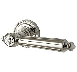 Ручка раздельная для межкомнатной двери «Matador CL4-SILVER-925» Хром