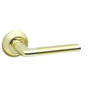 Ручка раздельная для входной и межкомнатной двери «TEMPO RM SG/GP-4» МатЗолото/Золото (тех. упаковка)