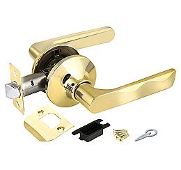 Ручка защелка для межкомнатной двери «624/BL PB-P» Золото