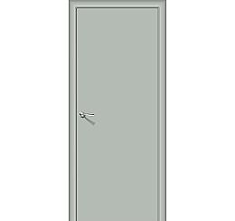 Ламинированная межкомнатная дверь «Гост-0» (C усилением) Л-16 (Серый) глухая