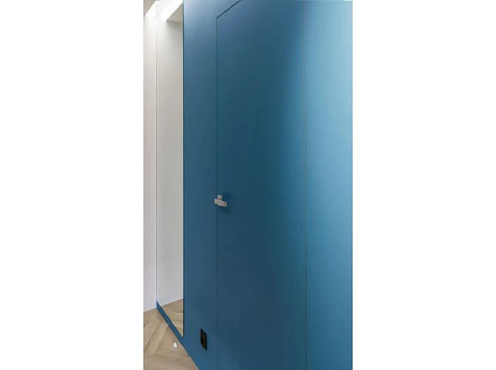 Дверь межкомнатная "ZERRO" RAL 5024 Небесно-голубой эмаль глухая 190*55.