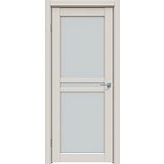 Дверь межкомнатная "Concept-506" Шелл грей стекло Сатинато белое