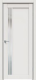 Дверь межкомнатная  "Concept-604" Белоснежно матовый, Зеркало