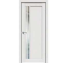 Дверь межкомнатная "Concept-608" Белоснежно матовый, Зеркало