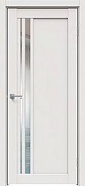 Дверь межкомнатная "Concept-608" Белоснежно матовый, Зеркало