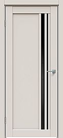 Дверь межкомнатная "Concept-608" Лайт грей, стекло Лакобель чёрное