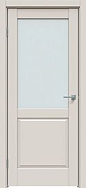 Дверь межкомнатная "Concept-629" Лайт грей стекло Сатинато белое