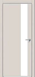 Дверь межкомнатная  "Concept-703" Лайт грей стекло Лакобель белый, кромка ABS