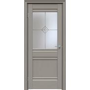 Дверь межкомнатная "Future-593" Дуб Серена каменно-серый, стекло Стелла