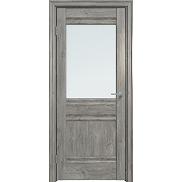 Дверь межкомнатная "Future-593" Дуб винчестер серый, стекло Сатинат белый