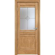 Дверь межкомнатная "Future-593" Дуб Винчестер светлый, стекло Стелла