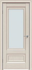 Дверь межкомнатная "Future-599" Дуб Серена керамика, стекло Сатинат белый