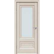 Дверь межкомнатная "Future-599" Дуб Серена керамика, стекло Сатинат белый