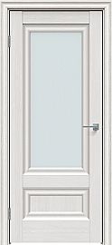 Дверь межкомнатная "Future-599" Дуб Серена светло-серый, стекло Сатинат белый