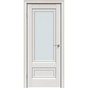 Дверь межкомнатная "Future-599" Дуб Серена светло-серый, стекло Сатинат белый