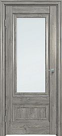 Дверь межкомнатная "Future-599" Дуб винчестер серый, стекло Сатинат белый