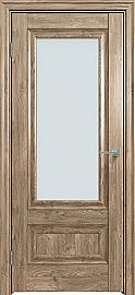 Дверь межкомнатная "Future-599" Дуб Винчестер трюфель, стекло Сатинат белый