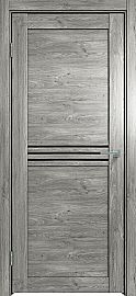 Дверь межкомнатная "Future-601" Дуб винчестер серый, стекло Лакобель чёрный