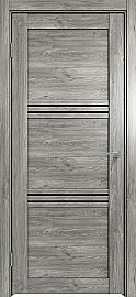 Дверь межкомнатная "Future-602" Дуб винчестер серый, стекло Лакобель черное