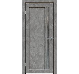 Дверь межкомнатная "Future-604" Бетон тёмно-серый, Зеркало