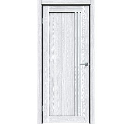 Дверь межкомнатная "Future-604" Дуб патина серый, стекло Сатинато белое