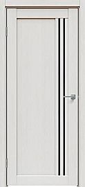 Дверь межкомнатная "Future-604" Дуб серена светло-серый, стекло Лакобель чёрное