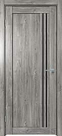 Дверь межкомнатная "Future-604" Дуб винчестер серый, стекло Лакобель чёрное