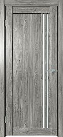 Дверь межкомнатная "Future-604" Дуб винчестер серый, стекло Сатинато белое