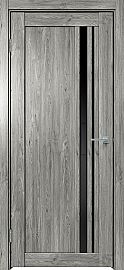 Дверь межкомнатная "Future-608" Дуб винчестер серый, стекло Лакобель чёрное