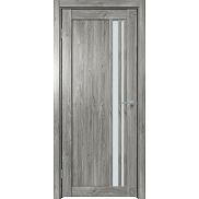 Дверь межкомнатная "Future-608" Дуб винчестер серый, стекло Сатинато белое