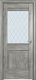 Дверь межкомнатная "Future-626" Дуб винчестер серый, стекло Ромб