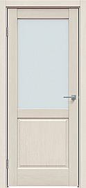 Дверь межкомнатная "Future-629" Дуб серена керамика, стекло Сатинато белое