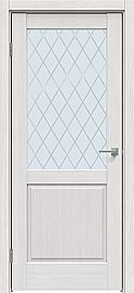 Дверь межкомнатная "Future-629" Дуб серена светло-серый, стекло Ромб