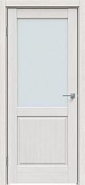 Дверь межкомнатная "Future-629" Дуб серена светло-серый, стекло Сатинато белое