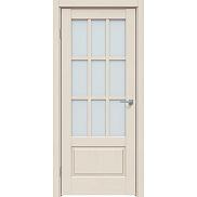 Дверь межкомнатная "Future-641" Дуб серена керамика, стекло Сатинато белое