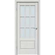 Дверь межкомнатная "Future-641" Дуб серена светло-серый, стекло Сатинато белое