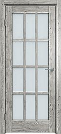 Дверь межкомнатная  "Future-642" Дуб винчестер серый стекло Сатинато белое