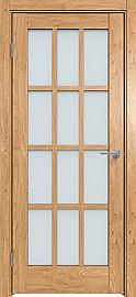 Дверь межкомнатная  "Future-642" Дуб Винчестер светлый стекло Сатинато белое
