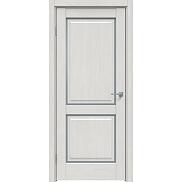 Дверь межкомнатная "Future-652" Дуб серена светло-серый, стекло Сатинато белое