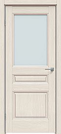 Дверь межкомнатная "Future-663" Дуб серена керамика, стекло Сатинат белый