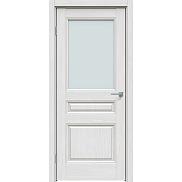 Дверь межкомнатная "Future-663" Дуб серена светло-серый, стекло Прозрачное
