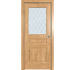 Дверь межкомнатная "Future-663" Дуб Винчестер светлый стекло Ромб