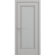 Дверь межкомнатная «Неаполь В5» Серый матовый new остекление Сатинато