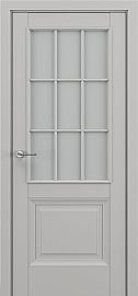 Дверь межкомнатная «Венеция АК В2» Серый матовый new остекление Сатинато