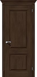 Дверь межкомнатная из эко шпона «Классико-32» Dark Oak глухая