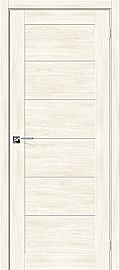 Дверь межкомнатная "Легно-22" Nordic Oak остекление Сатинато белое